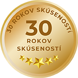 30 rokov skúseností